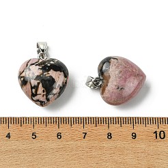 Natural Rhodonite Pendants&nbsp;G-F820-10A-26