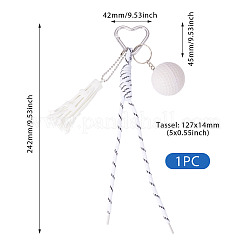 1Pc Cotton Braided Pendant Decorations&nbsp;AJEW-TA0002-56D