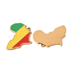 304 Stainless Steel & Enamel Pendants&nbsp;SA-CBA6ECE-01G-G02