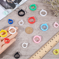 64Pcs 16 Style Silicone Pendant&nbsp;SIL-CP0001-11