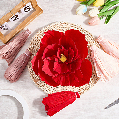 6Pcs Crepe Paper Artificial Flowers&nbsp;DIY-WH20007-272B
