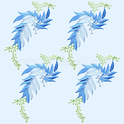 Thread Embroidery Flower Cloth Patches&nbsp;PATC-WH20010-02A