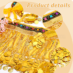 Polyester Tassel Fringe Trimming&nbsp;DIY-WH0304-796A