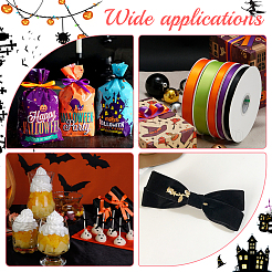 Halloween Theme 20 Bundles 4 Colors Single Face Velvet Ribbon&nbsp;OCOR-CA0001-05