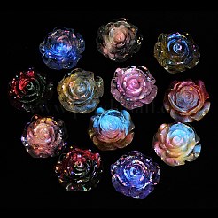 Two Tone Luminous Transparent Resin Beads&nbsp;RE-CBAC4C7-20