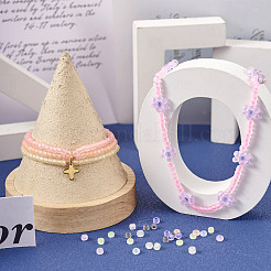 180G 12 Color Luminous Frosted Glass Beads&nbsp;FGLA-TA0001-02