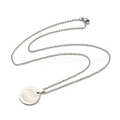 Non-Tarnish Constellation Pendant Necklaces&nbsp;LS-NJEW-S422-04P-12
