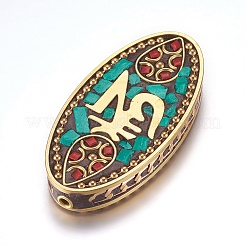 Handmade Indonesia Beads&nbsp;IPDL-F023-16C