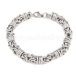 304 Stainless Steel Byzantine Chains Bracelets for Men&nbsp;SA-T001-01AS