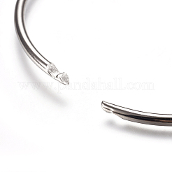 ルーズリーフブック手帳用アイアン製リングバインダー  プラチナ  30x2.5mm  内径：25mm&nbsp;LS-IFIN-L034-01C-P