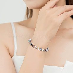210個 6色電気メッキ天然溶岩ビーズ  六角  バンピー  ミックスカラー  6x7x5.5mm  穴：1.2mm  35個/カラー&nbsp;G-OC0001-97