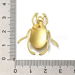 イオンプレーティング（IP）304ステンレスペンダント  昆虫チャーム  18KGP本金メッキ  30.5x28x3mm  穴：1.8mm&nbsp;STAS-U031-07G