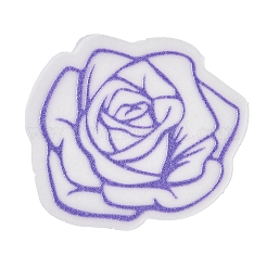 絵のステッカー24枚  花飾り  ミックスカラー  24~40x24~34x0.1mm  パック：118x80mm  24個/セット&nbsp;STIC-M004-05E