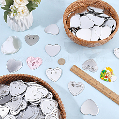DIY Iron & Plastic Heart Badge Making Kits&nbsp;DIY-WH0816-141