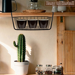 8Pcs 2 Colors Iron Bedside Hanging Storage Basket&nbsp;ODIS-WA0001-13