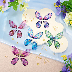 DIY Butterfly Wings Dangle Earring Making Sets&nbsp;DIY-TA0013-27