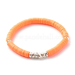 Synthetic Hematite & Polymer Clay Hieishi Stretch Bracelets Set for Women&nbsp;BJEW-JB07430