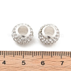 Rondelle Polymer Clay European Beads&nbsp;FIND-U001-01J