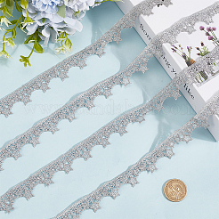 Star Polyester Lace Trim Ribbon&nbsp;OCOR-WH20003-12B-01