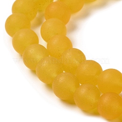 Natural Dyed White Jade Beads Strands&nbsp;G-M402-B01
