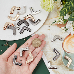 18 Sets 3 Colors Zinc Alloy Purse Decorative Edge Hardware&nbsp;FIND-WR0008-42