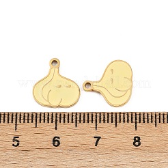 Vegetables 304 Stainless Steel Enamel Charms&nbsp;STAS-C137-02J-G