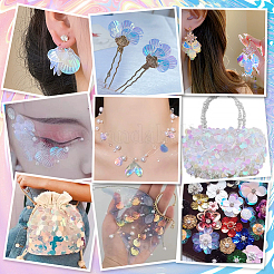 2000Pcs UV Plating Resin Charms&nbsp;RESI-NB0002-17B