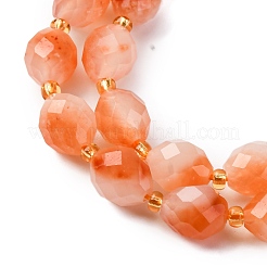 Natural White Jade Beads Strands&nbsp;G-D305-B01-01J