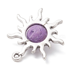 Dyed Natural Lava Rock Pendants&nbsp;PALLOY-JF04475