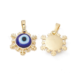 Handmade Evil Eye Lampwork Pendants&nbsp;LAMP-G157-04G-15