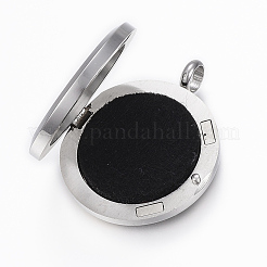 316 Surgical Stainless Steel Diffuser Locket Pendants&nbsp;STAS-H404-09E