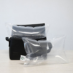100個のインフレータブルPEとPAプラスチックバッグ  長方形  1個のPVC手動膨張ポンプ付き  透明  33x19.9x0.05cm&nbsp;ABAG-CO0001-04B