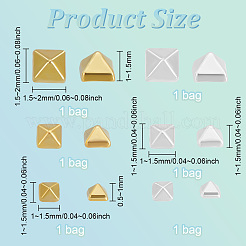 6 Bags 6 Styles Alloy Cabochons&nbsp;MRMJ-PH0002-90