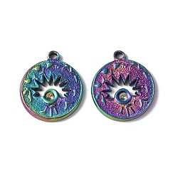 Ion Plating(IP) 304 Stainless Steel Pendant Rhinestone Settings&nbsp;STAS-G278-23MC