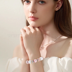 5Pcs 5 Colors Alloy Rhinestone Crown Beads&nbsp;FIND-SC0023-77