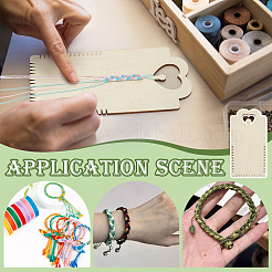 Plywood Wood Bracelet Knitters&nbsp;TOOL-FG0001-40