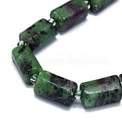 Natural Ruby in Zoisite Beads Strands&nbsp;G-O170-146