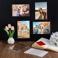 Rectangle Acrylic Table Card Display Frame and Double Faced Adhesive Tape&nbsp;AJEW-WH0609-493A