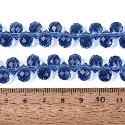 Transparent Glass Beads Strands&nbsp;GLAA-Q116-01A-B14