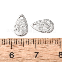 Hammered 304 Stainless Steel Pendants&nbsp;X-STAS-G385-03P