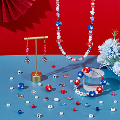 Independence Day Theme DIY Making Findings Kits&nbsp;DIY-PH0028-93