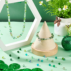 750Pcs 15 Styles Baking Paint Crackle & Frosted & Spray Painted Glass Beads&nbsp;CCG-PH0001-17