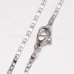 Non-Tarnish 304 Stainless Steel Necklace&nbsp;MAK-K062-11B-P