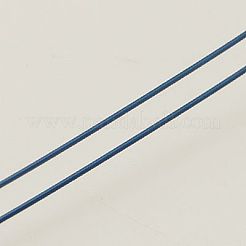 ジュエリー製作用丸銅線  スチールブルー  26ゲージ  0.4mm  約16.4フィート（5m）/ロール&nbsp;CWIR-N001-0.4mm-04