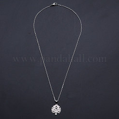 Non-Tarnish 201 Stainless Steel Pendant Necklaces&nbsp;NJEW-S105-JN537-45-1