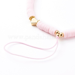 Polymer Clay Heishi Beaded Mobile Straps&nbsp;HJEW-JM00464-04