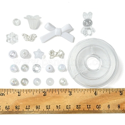 DIY Acrylic & ABS Plastic Beads Bracelets Jewelry Making Kits&nbsp;DIY-FS0007-27