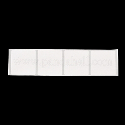 クリスマステーマの紙製粘着ステッカー  プレゼントデコレーション用  正方形  38x38x0.1mm  4枚あたり[1]個。&nbsp;DIY-M070-08I
