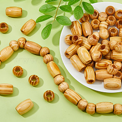 140Pcs 2 Styles Wood Beads&nbsp;WOOD-DC0001-41