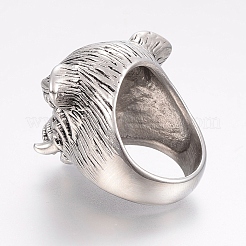 304 Stainless Steel Finger Rings&nbsp;RJEW-G091-08
